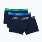 Lacoste boxer shorts 5H3401 3 pairs navy blue/fluorine green