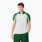 Men's Tennis Shirt Lacoste Polo DH8963 white/liamone green