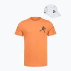 Men's T-shirt + cap Lacoste TH1044 blossom/white
