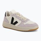 Women's shoes VEJA V-10 Prime Leather pure/black/parme