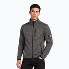 Men's fleece sweatshirt Aulp Navoy Melanged Knit anthracite 1