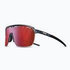 Julbo Frequency Reactiv 0-3 High Contrast translu blue/black/red flash sunglasses