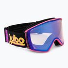 Julbo Launcher Reactiv High Contrast pink/ black/ flash blue ski goggles