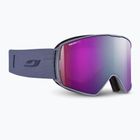 Ski goggles Julbo Launcher Reactiv High Contrast dark blue/flash purple