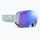 Ski goggles Julbo Lightyear Reactiv High Contrast S1-S3 light gray/flash blue
