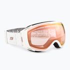 Women's ski goggles Julbo Luna Reactiv High Contrast white/flash pink
