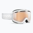Julbo June white/gold/flash silver ski goggles