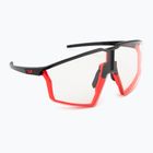 Julbo Edge Reactiv 0-3 mat black/mat fluo orange/clear sunglasses