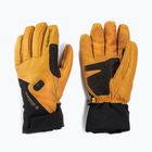Heated gloves Therm-ic Freeride Ultra Heat + Ultra Heat S-Batteries black/light brown