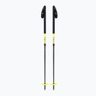 Ski touring poles Black Crows Duos Freebird black/yellow