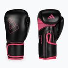 adidas Hybrid 80 boxing gloves black/pink ADIH80