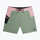 Men's Picture Journy 19'' green spray swim shorts