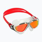 Aquasphere Vista white/red/red titanium mirrored swim mask MS5600915LMR