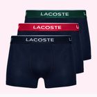 Lacoste boxer shorts 5H3401 3 pairs navy blue/green/red/navy