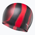 TYR swimming cap Multi-Color Silicone black/red