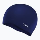 TYR Wrinkle-Free Silicone children's swimming cap navy