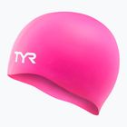 TYR Wrinkle Free Silicone swimming cap pink