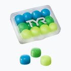 Earplugs Tyr Soft Silicone Ear Plugs Jr 12 pcs. blue/green/yellow