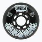 Roller skate wheels FR Skates Street Invaders Wheels 80mm/84A X4 black/black