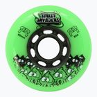 Roller skate wheels FR Skates Street Invaders Wheels 80mm/84A X4 green/black