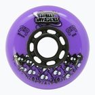 Roller skate wheels FR Skates Street Invaders Wheels 80mm/84A X4 purple/black