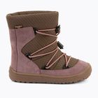 Children's barefoot snow boots Froddo Barefoot Tex Track Wool dark pink