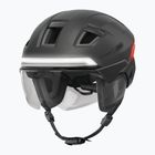 Bicycle helmet with turn signals ABUS Hyp-e Ace volcano titan