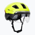 Bike helmet with indicators ABUS Hyp-e Ace signal yellow
