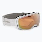 Ski goggles Alpina Estetica Q-Lite pearlwhite gloss/mandarin sph