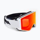 Ski goggles Alpina Narkoja Q-Lite white/orange