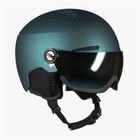 Ski helmet Alpina Arber Visor Q Lite petrol/green matt