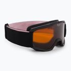 Children's ski goggles Alpina Piney black/rose matt/orange