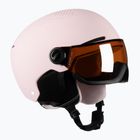 Children's ski helmets Alpina Zupo Visor Q-Lite rose matt