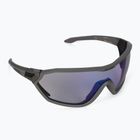 Bicycle goggles Alpina S-Way VM moon-grey matt/blue mirror