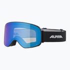 Alpina Slope Q-Lite black matt/ blue ski goggles