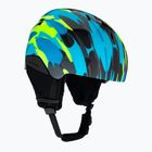 Alpina Pizi children's ski helmet neon blue/green gloss