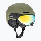 Alpina Alto Q-Lite olive matt ski helmet