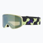 Children's ski goggles Alpina Fernie Q-Lite sunny/lime matt