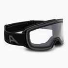 Ski goggles Alpina Nakiska black matte/clear