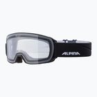 Ski goggles Alpina Nakiska black matte/clear