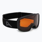 Children's ski goggles Alpina Piney 2.0 black matte/orange