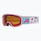 Children's ski goggles Alpina Piney 2.0 rose matt/orange