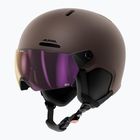 Ski helmet Alpina Arber 2 Visor Q-Lite ox brown matt