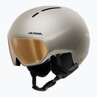 Ski helmet Alpina Vizzard QV MIPS sand matt