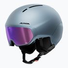 Ski helmet Alpina Vizzard Q-Lite ice blue matt