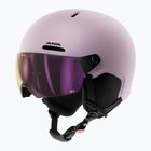 Children's ski helmet Alpina Zupo 2 Visor Q-Lite rose matt