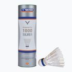 Badminton shuttlecocks VICTOR Nylonshuttle 1000 slow white