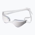 Swimming goggles aquaFeel Ultra Cut Mirror white/silver