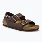 BIRKENSTOCK Milano BF Narrow dark brown sandals