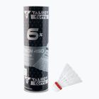 Talbot-Torro Tech 450 badminton shuttlecocks, Premium Nylon 6 pcs white 469082